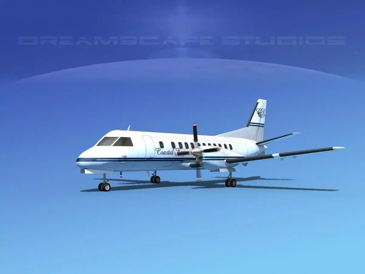 SAAB SF340 Coastal Express 3D model