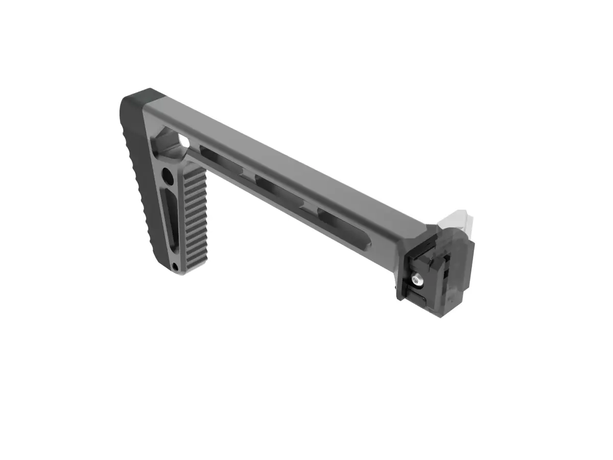MINIMALIST STOCK PLUS WITH BRACE ADAPTER TO PICATINNY RIS 3D print model