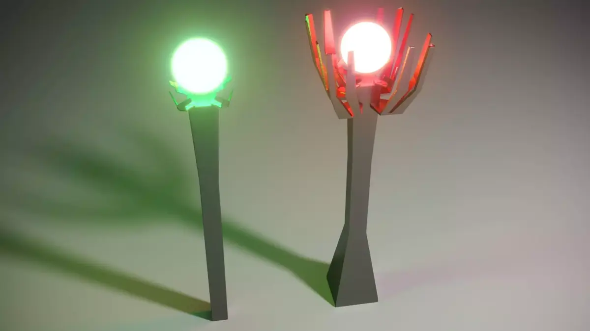 Magic Stands Monuments Low-poly 3D model