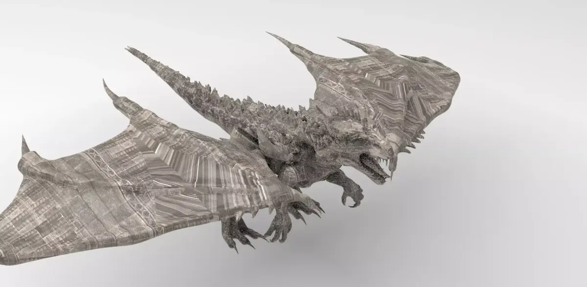 Dragon lizard Viking Dinosaur 3 3D model