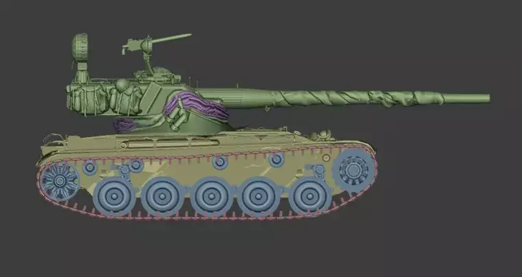 AMX 13 105 TANK 3D print model