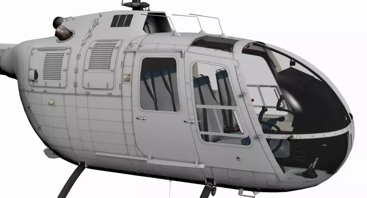 MBB BO-105 3D model