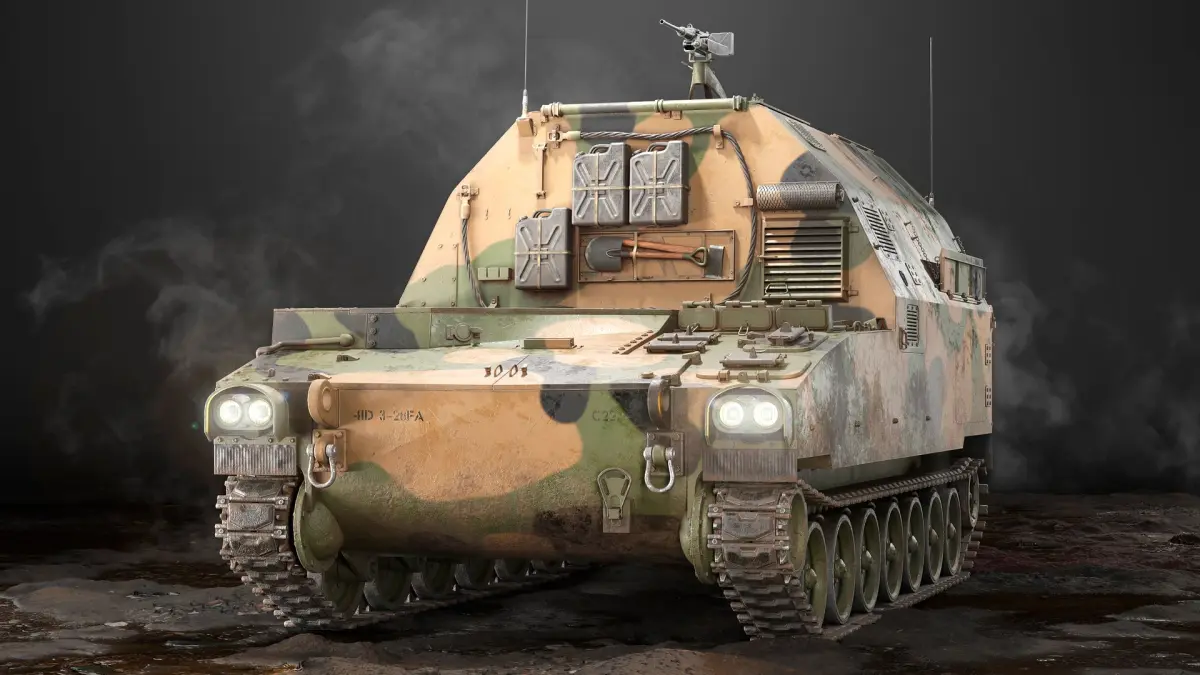 M992 Field Artillery Ammunition Support Vehicle PBR 3D model purchase