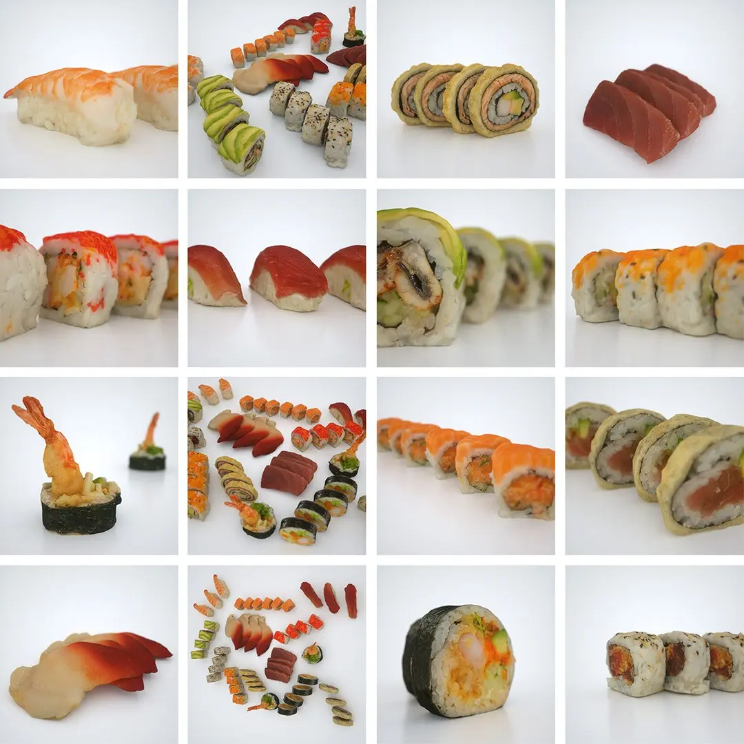 Sushi 3D model order