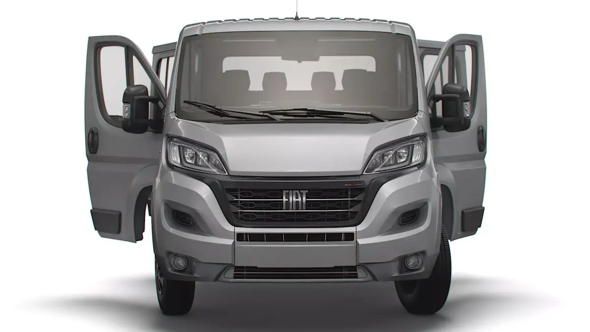 Fiat Ducato Chassis Truck CrCab 4035WB HQInterior 2023 3D model