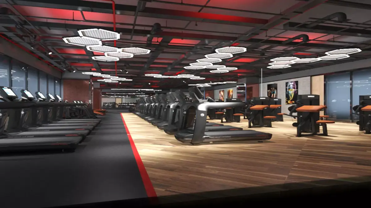 Gym Club 28 3D model