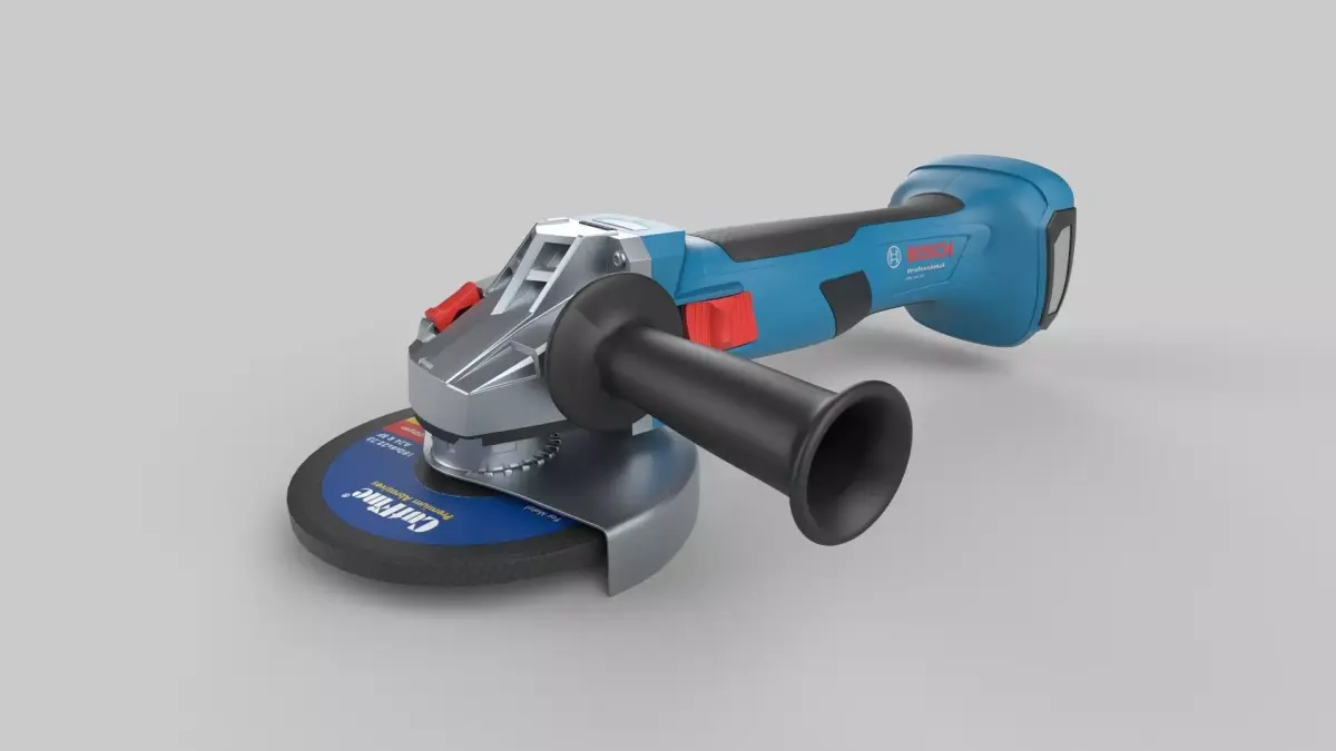 Angle Grinder 3D model