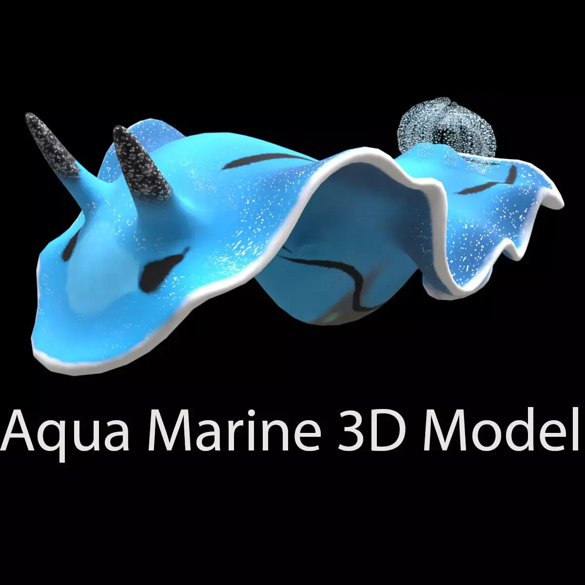 Aqua marine Sea Creature 3D model