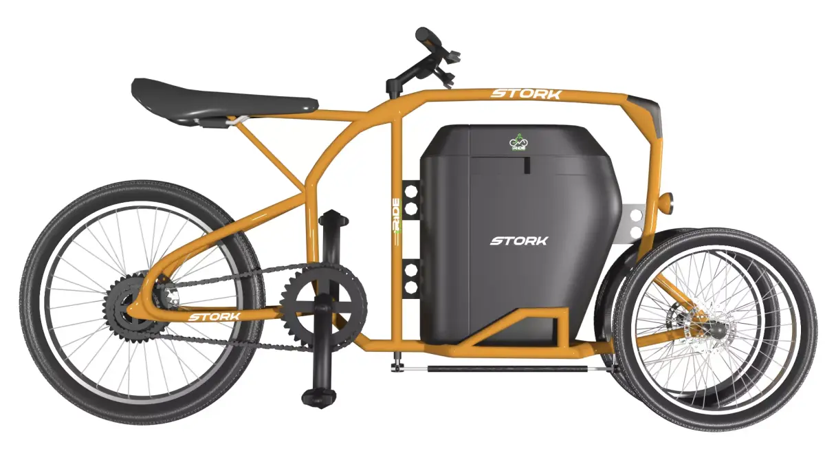 Stork - A Futuristic Electric Bike Bicycle 3D model