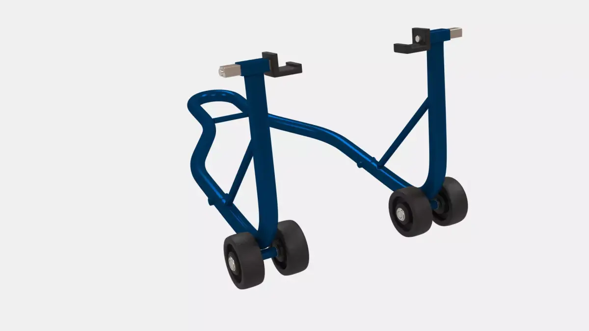 Paddock Stand Low-poly 3D model