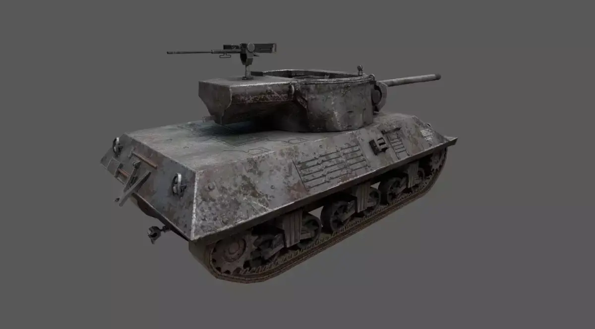 US Tank Destroyer M36 Jackson 3D model
