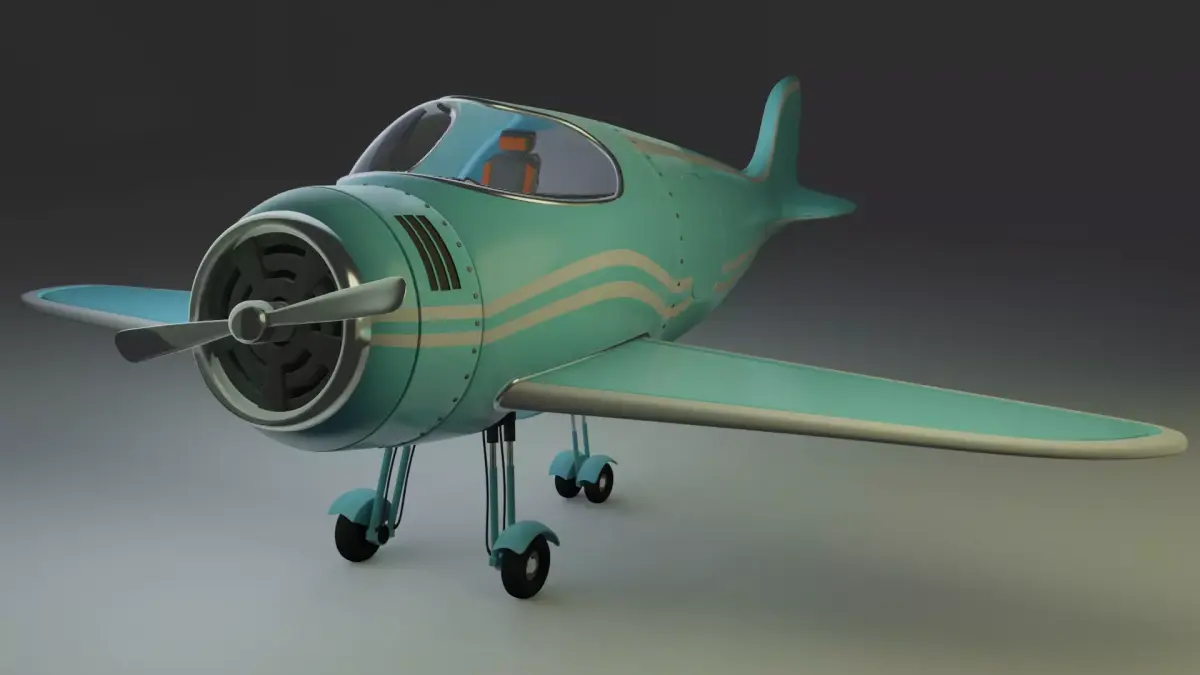 Small Aeroplane 3D model