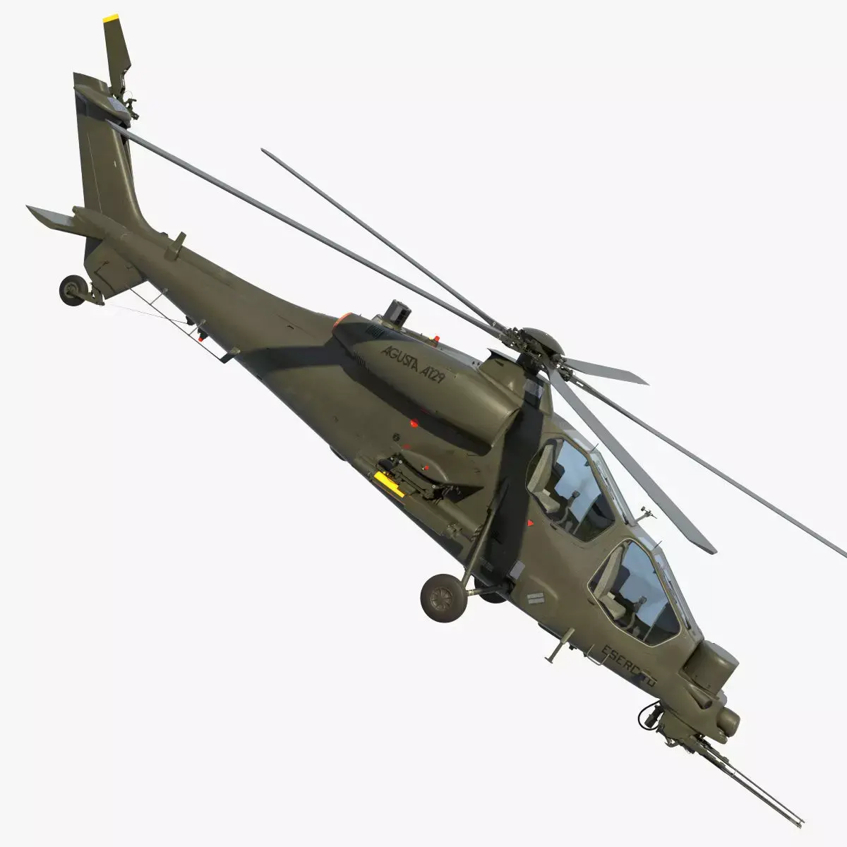 3D model Agusta A129 Mangusta 3D model