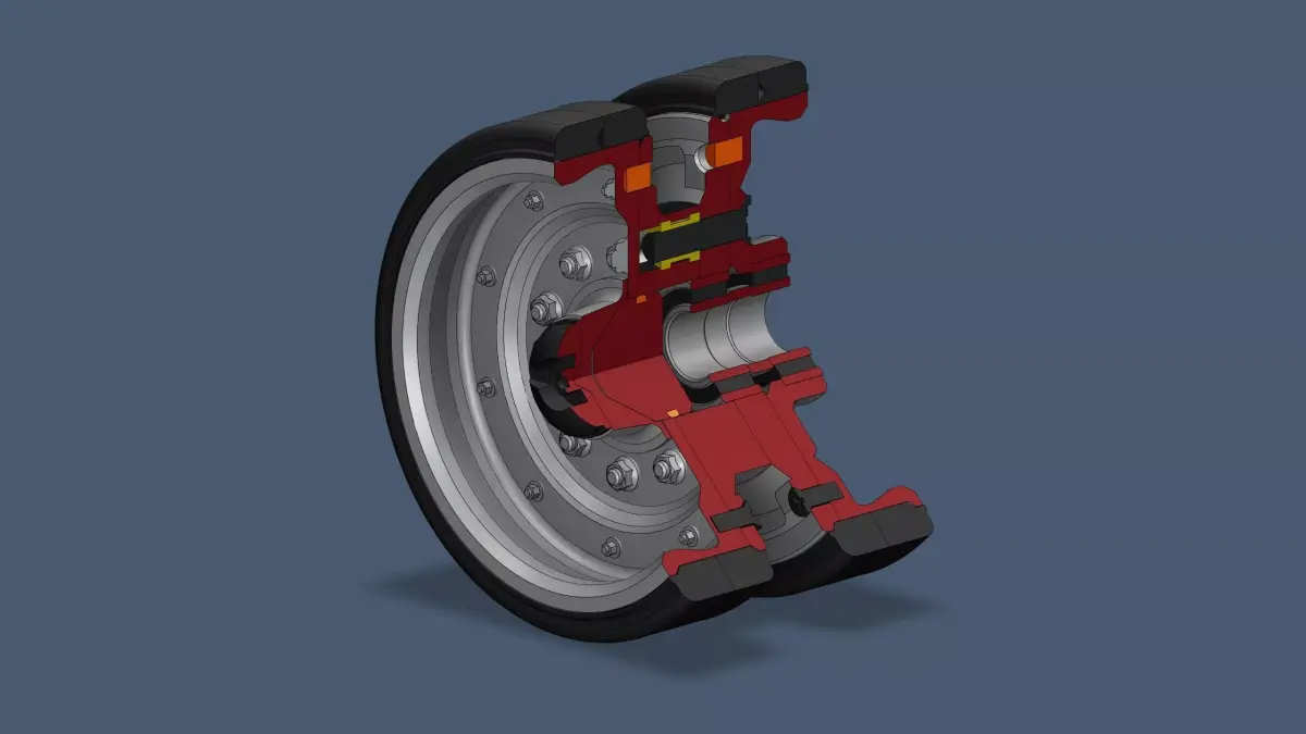 M1A2 Abrams Road Wheel Upgrade Heng Long 3D Print 3D print model