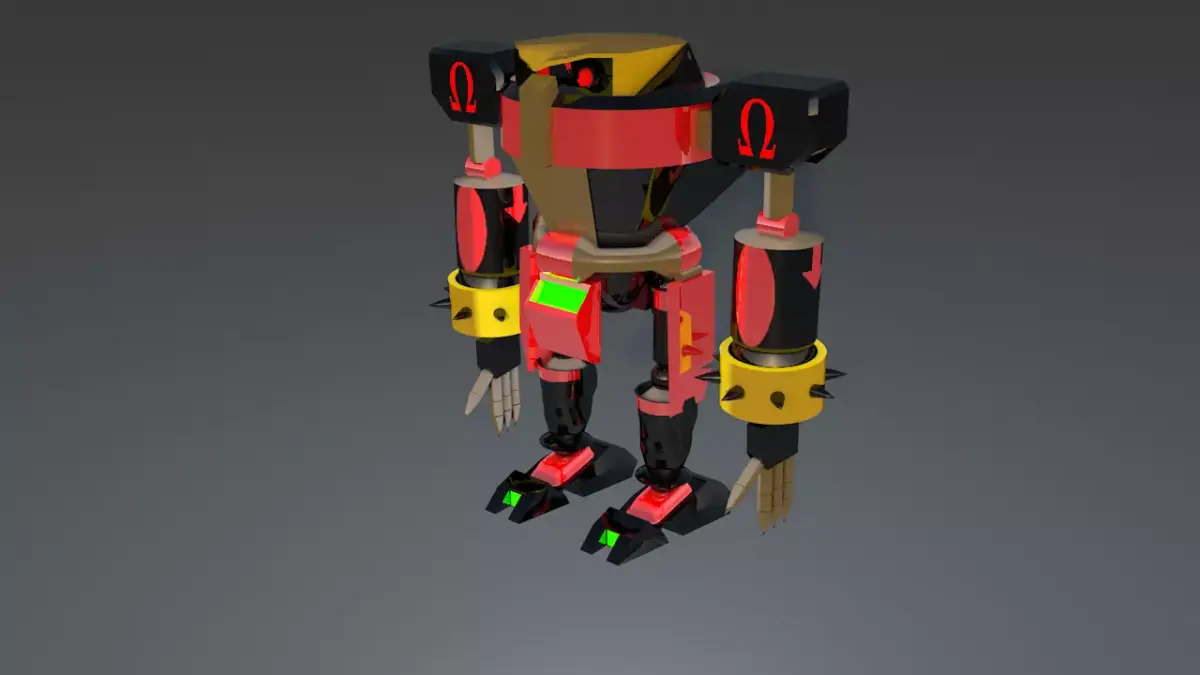 Omega E-123 3D model