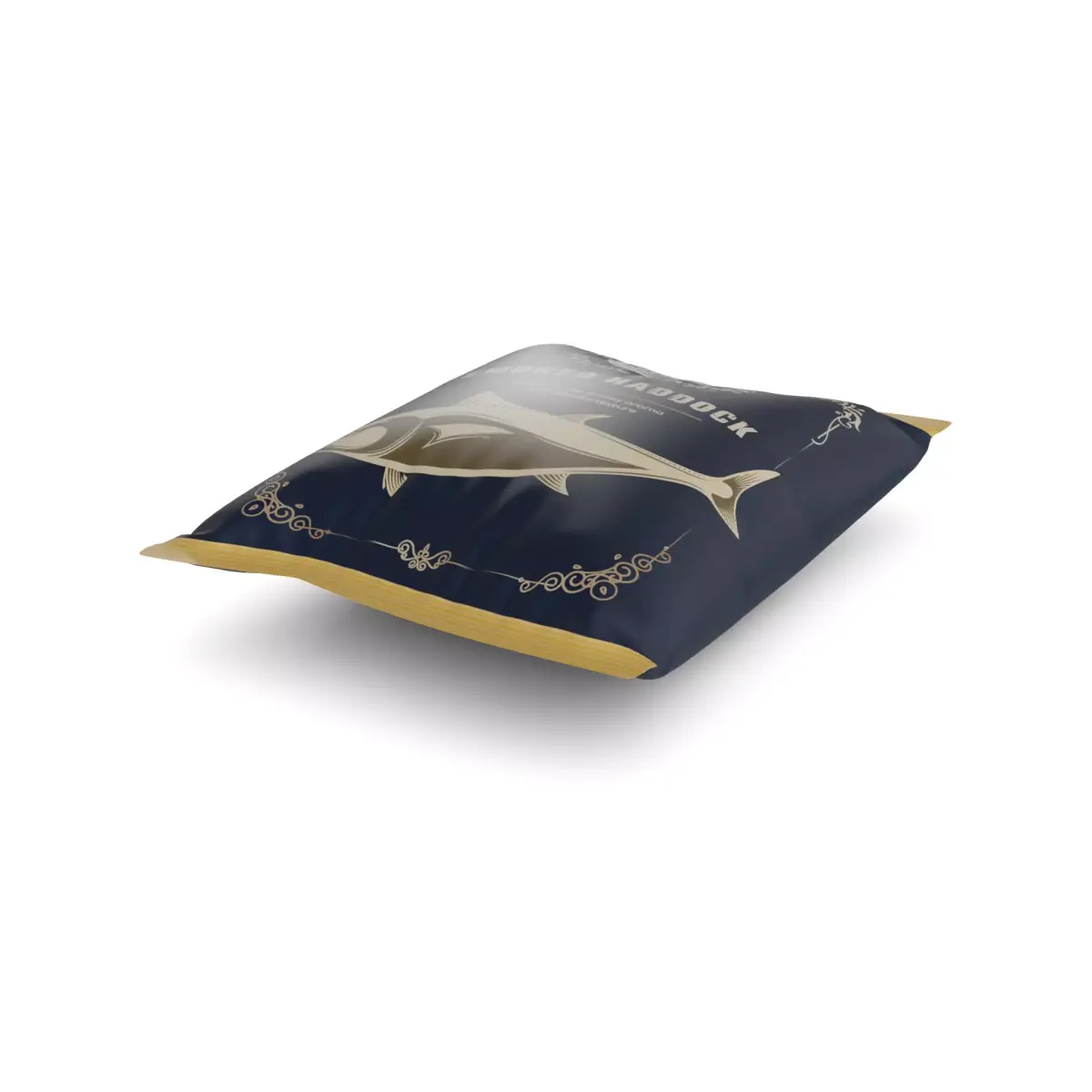 Smoked fish and seafood Smoked Haddock Low-poly 3D model