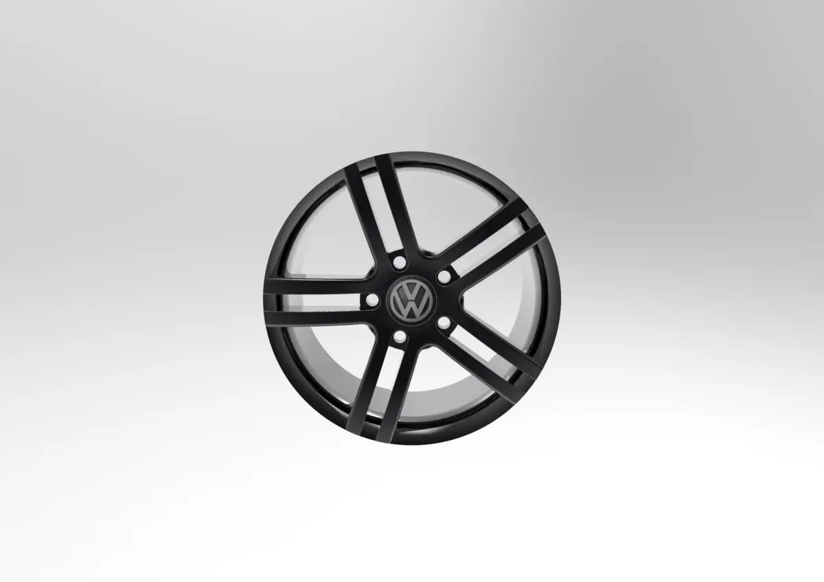 Golf 6 Rims Low-poly 3D model