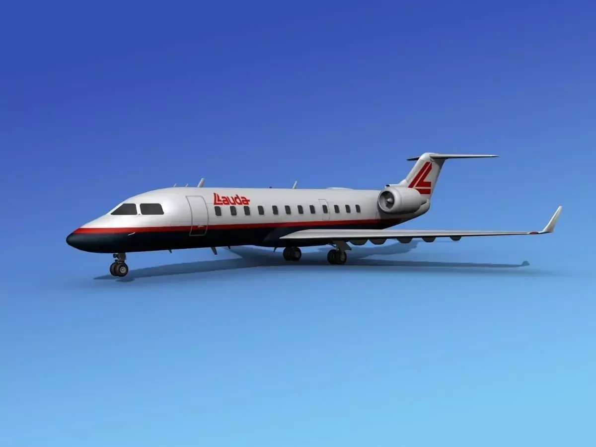 Canadair CRJ200 Lauda Air 3D model