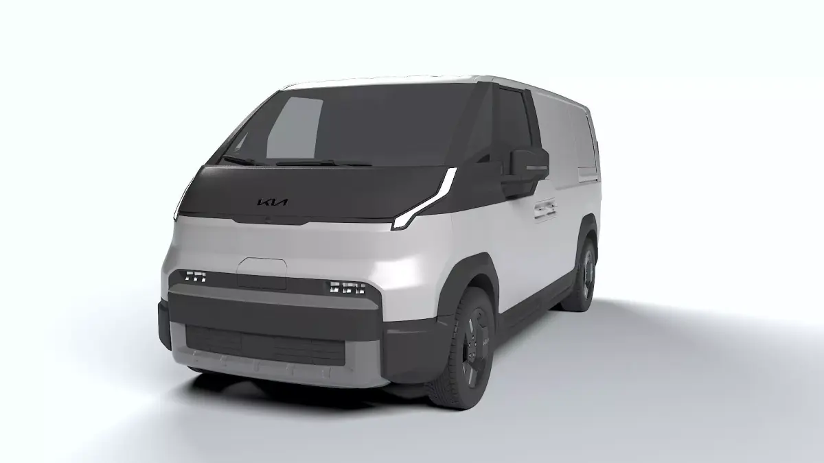 KIA PV5 Cargo EV Cars Low-poly 3D model