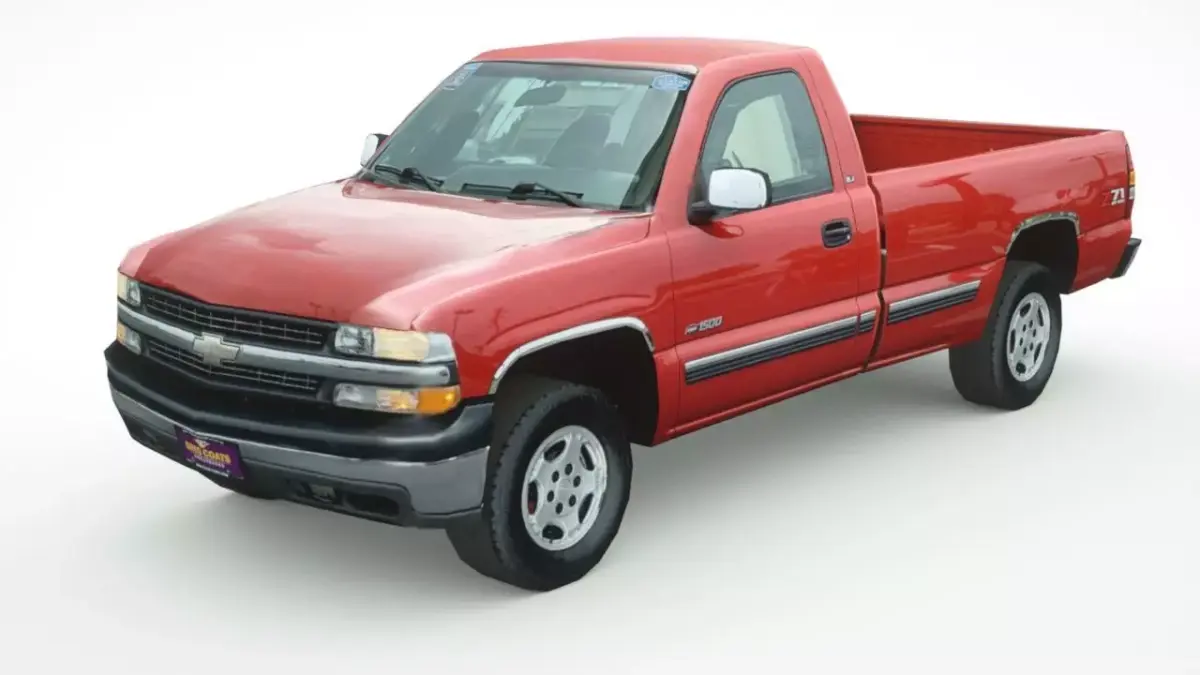 Chevrolet Silverado 2000 Low-poly 3D model