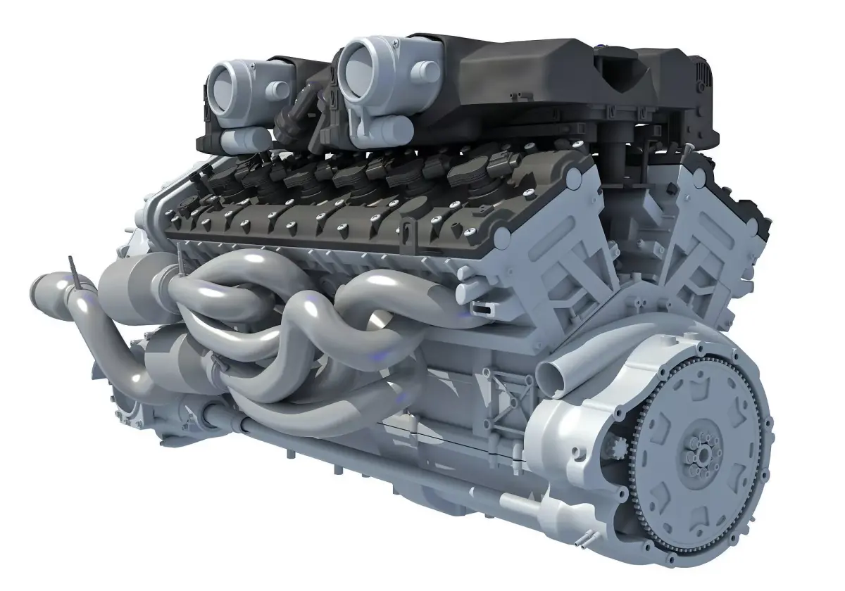 V12 Engine 3D model purchase