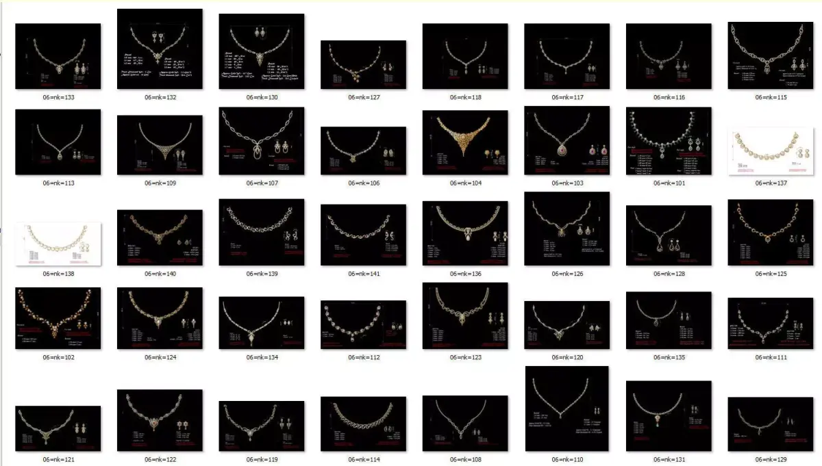 necklace bulk 40  stl files ready to print  part 04 3D print model
