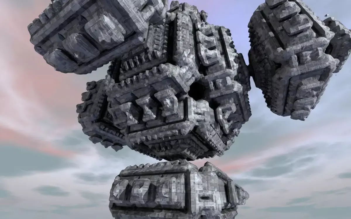 Prehistoric alien mothership Free 3D model