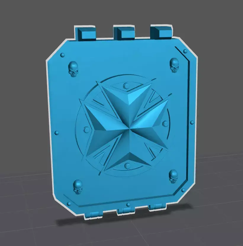 Templar Land-Door Alternative  3D model