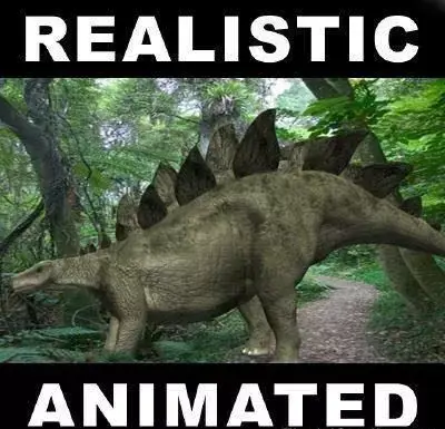 Amazing stegosaur - 3d model 3D model
