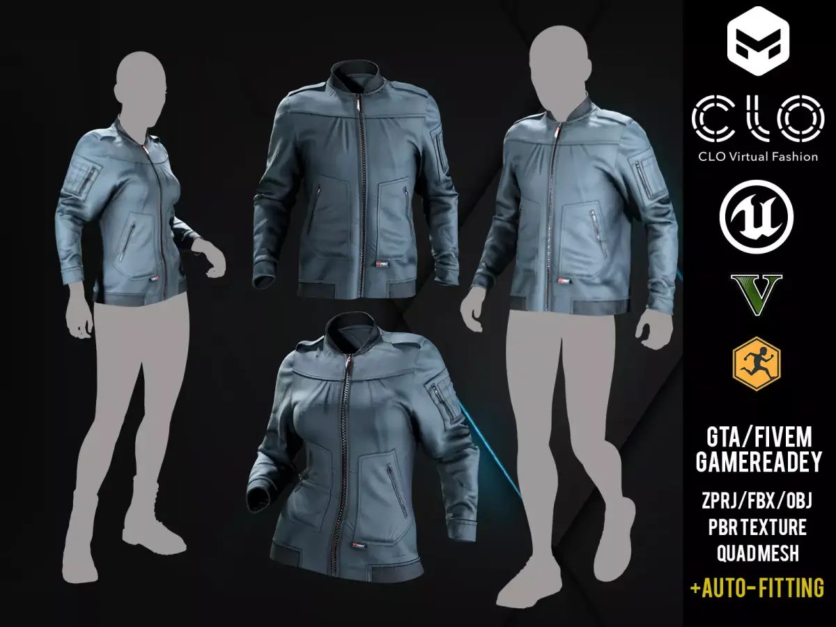 TEXPORT Leader Fleece Innenjacke  - Marvelous Men - Women 3D model