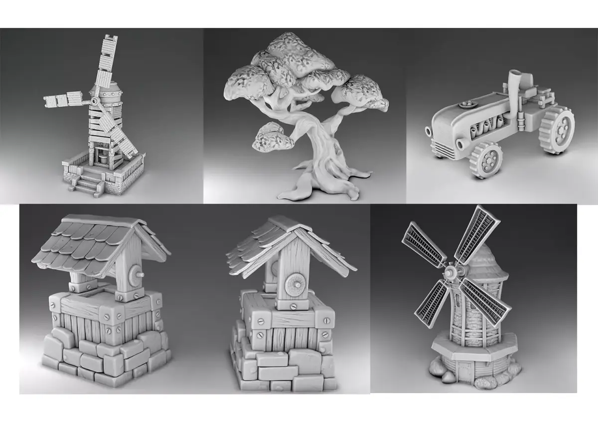 Farm decor Set Part 3 3D print model