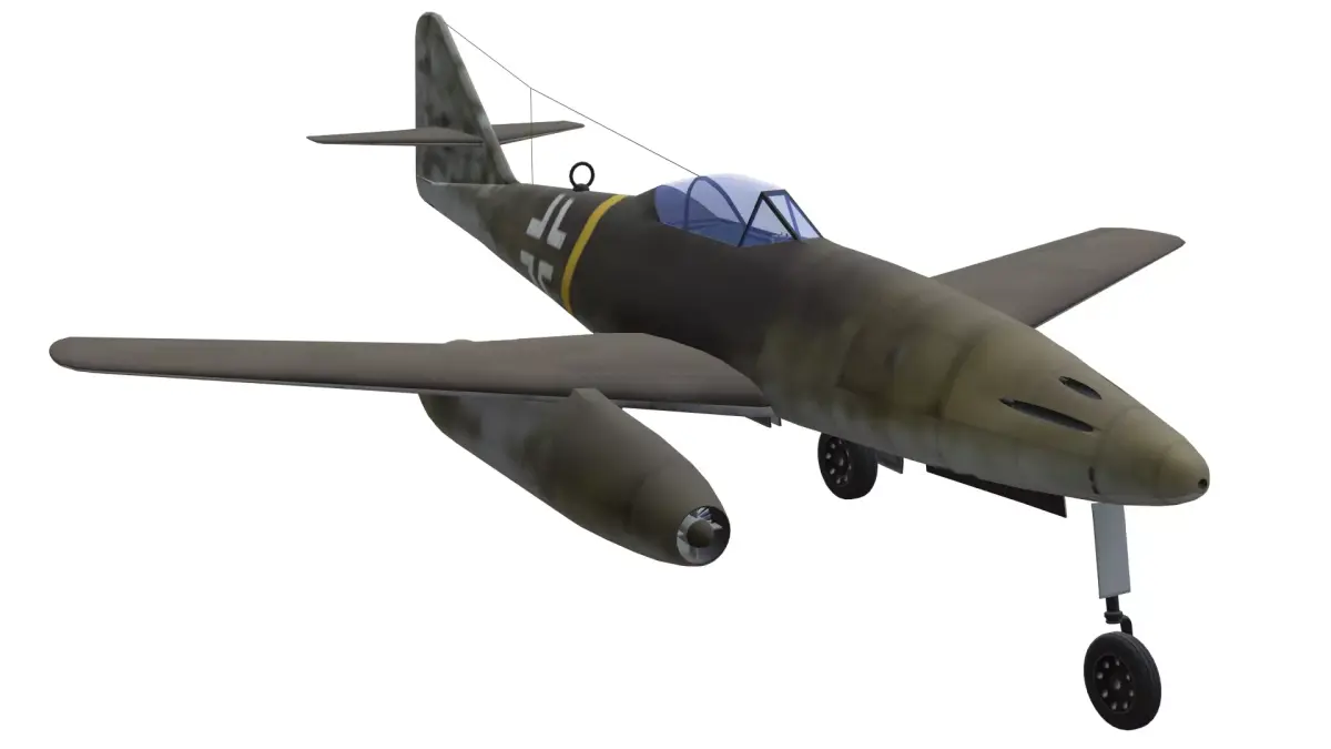 Messerschmitt Me 262 Schwalbe Low-poly 3D model