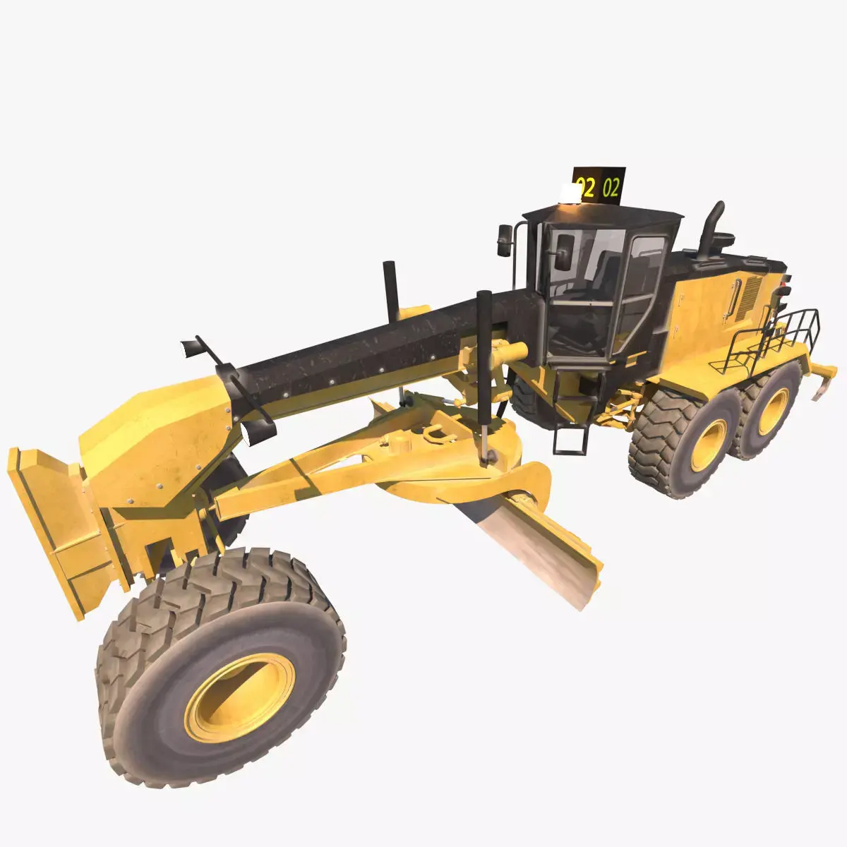 motor grader 3D model get