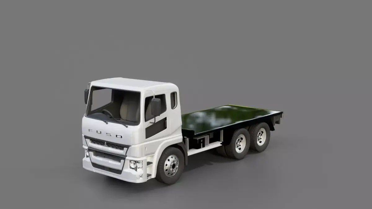Mitsubishi Fuso Shogun Chassis FP350G 3D model