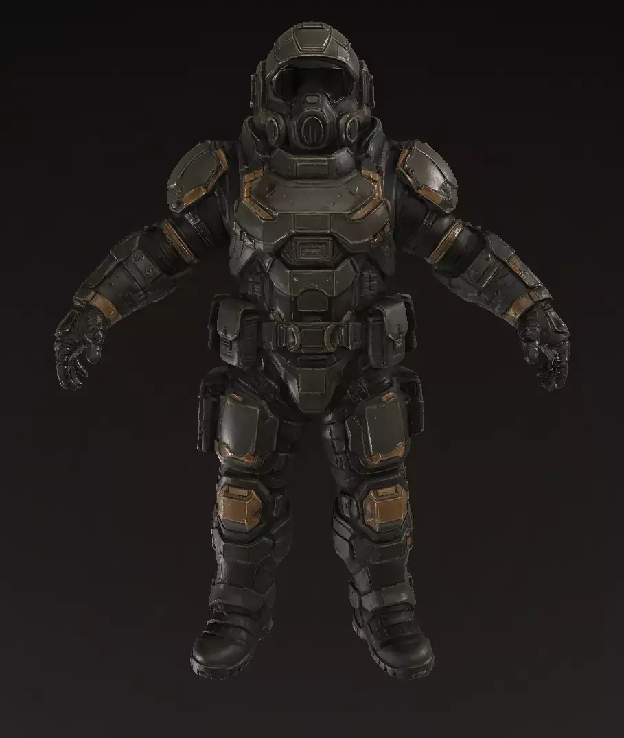 Heavy guy 3D model