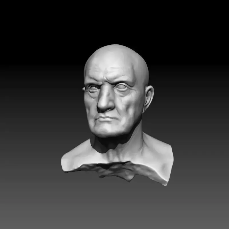 Bust of Man 3D print model purchase