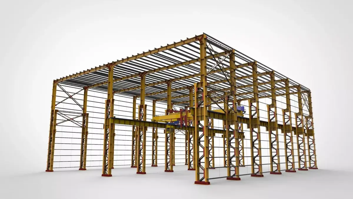 Warehouse Construction 3D model
