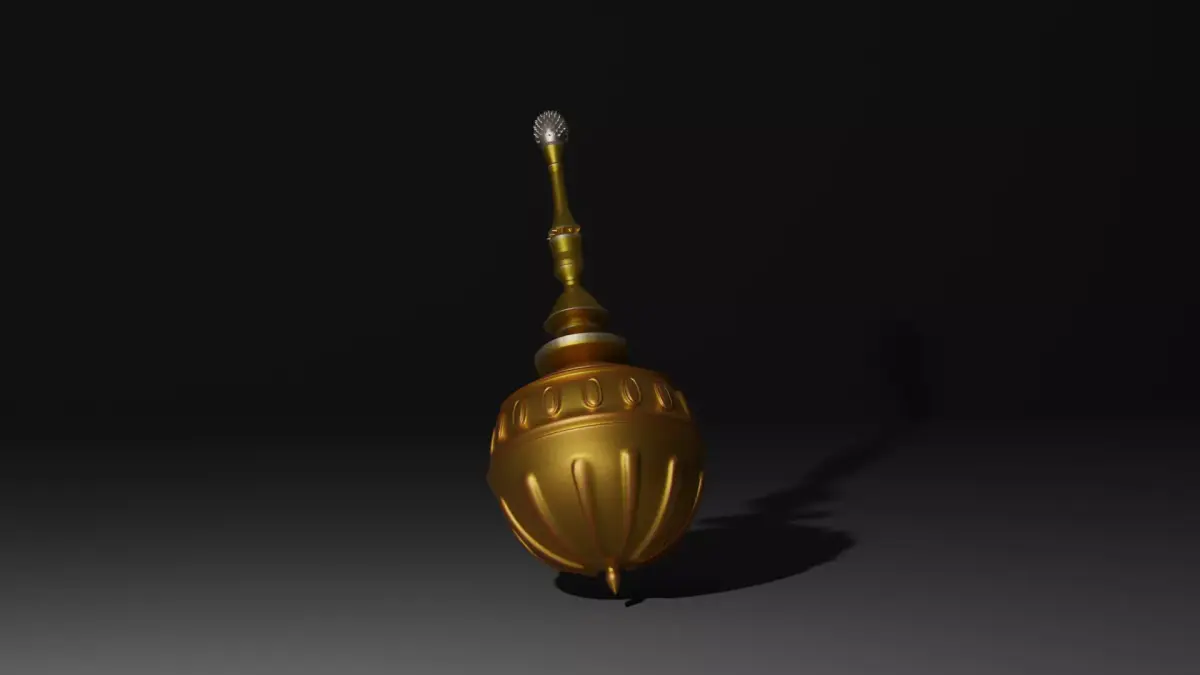 Indian God Hanuman Weapon Gada  3D model