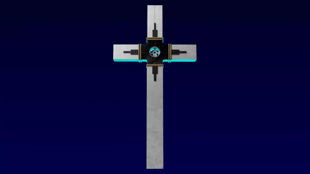 The Punisher and wolfwood gun from trigun anime 3D model