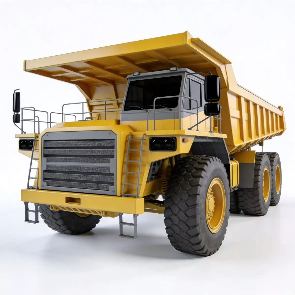Heavy Industry Mining Dump Truck Vehicle 3d model Low-poly 3D model