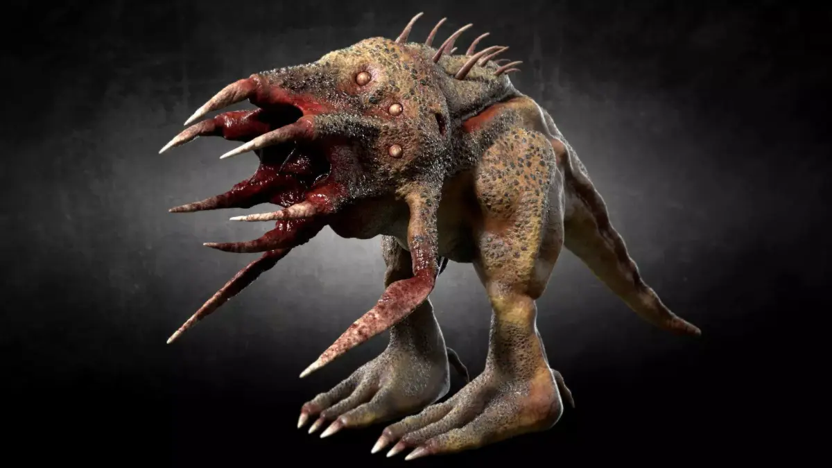 3D model Reptile Alien Creature 3D model