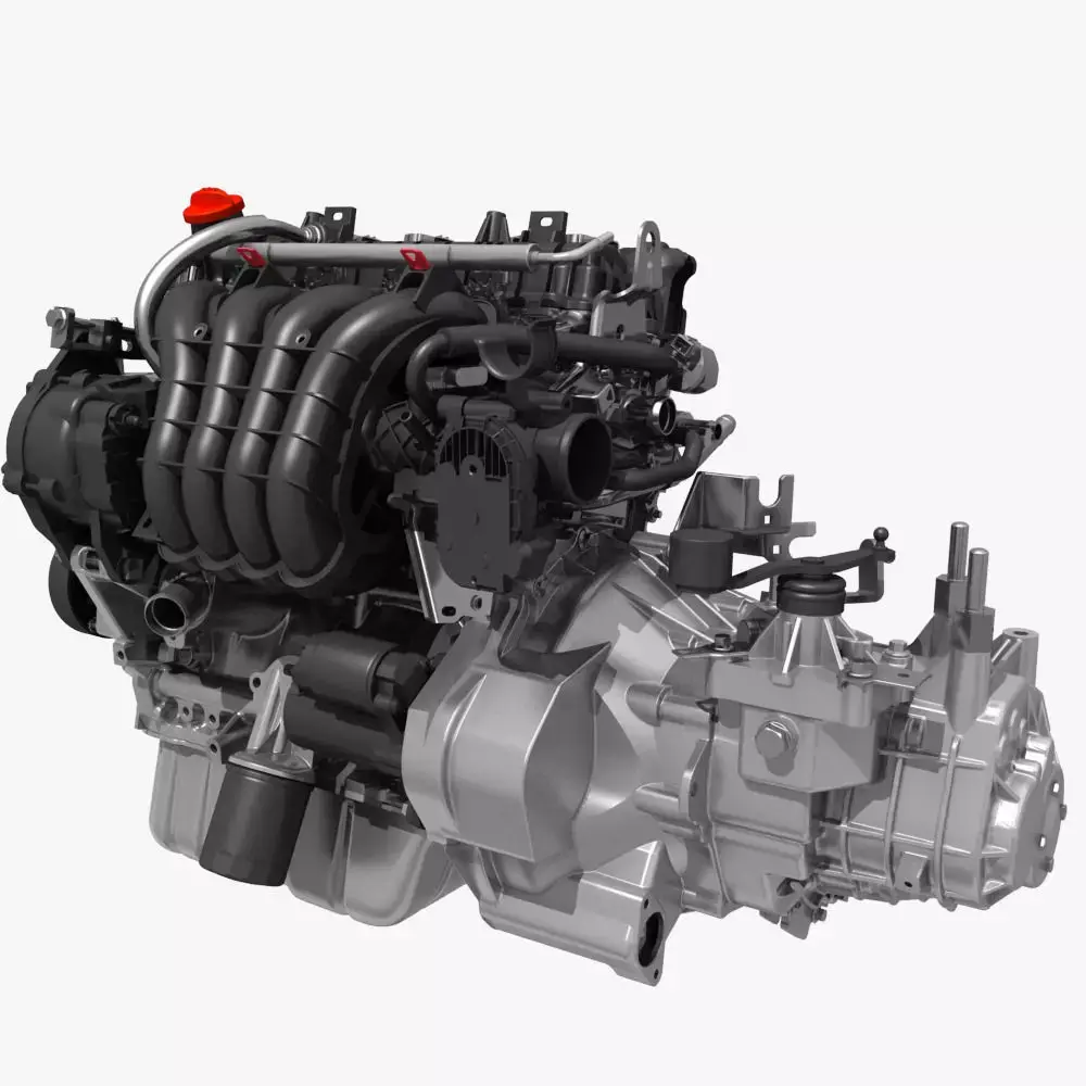Engine with Transmission 3D model