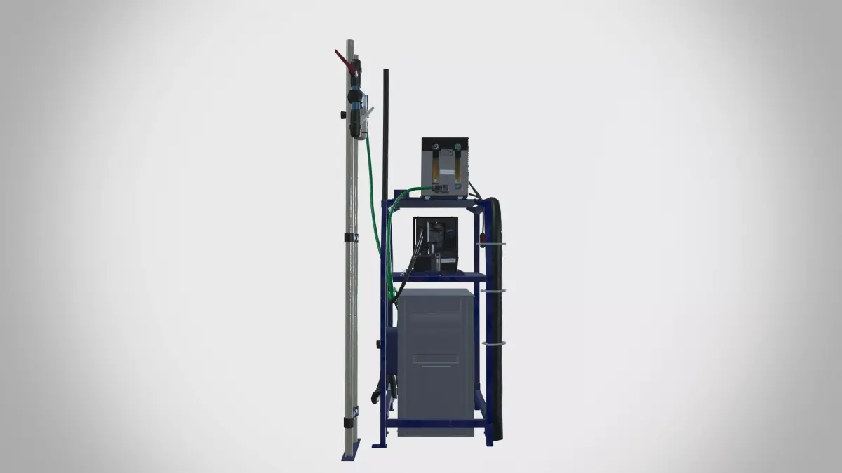 Welding Display Monitor Setup 3D model
