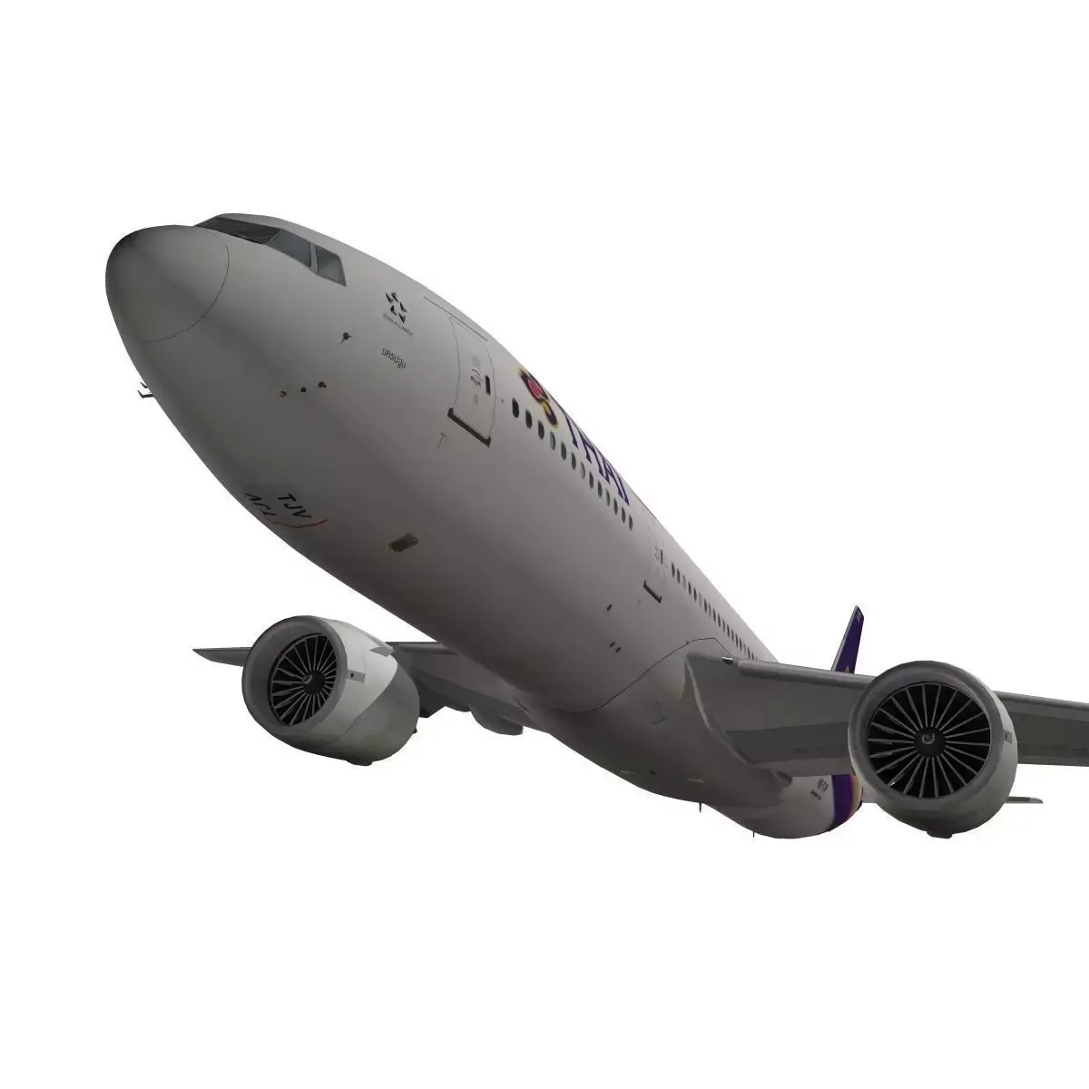 Boeing 777-200ER Thai Airways International 3D model