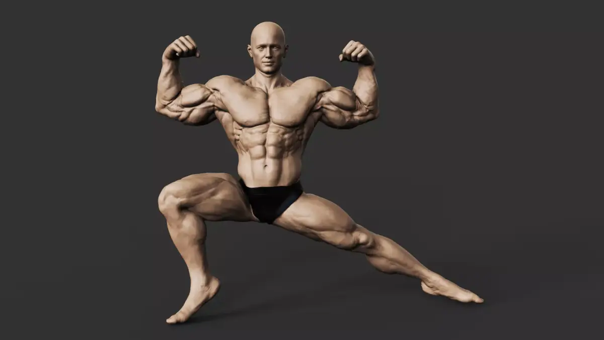 Bodybuilder 3D print model get