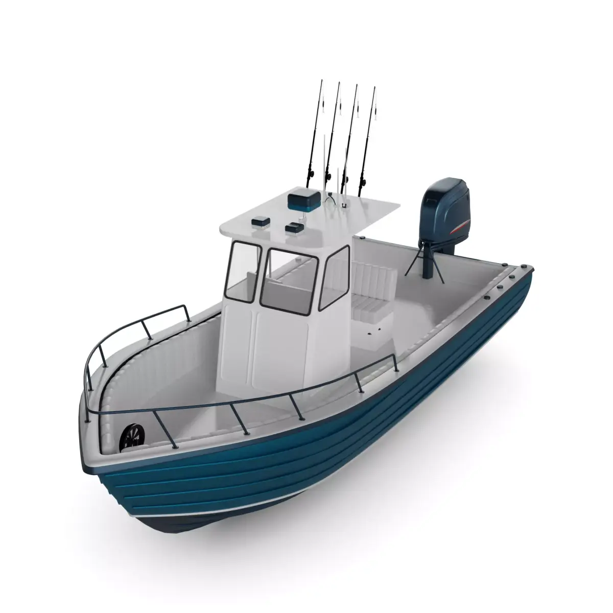 Motorboat 3D model