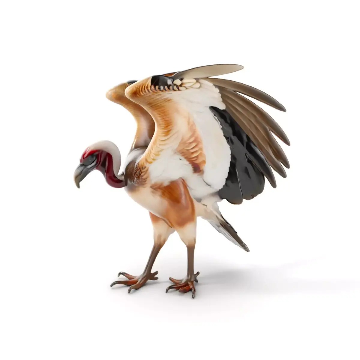 Detailed Vulture Bird D Model Pack for Simulation and Rendering Low-poly 3D model