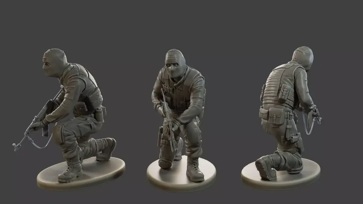 CzechSlovak Police Tactical Unit CPTU2 004 3D print model