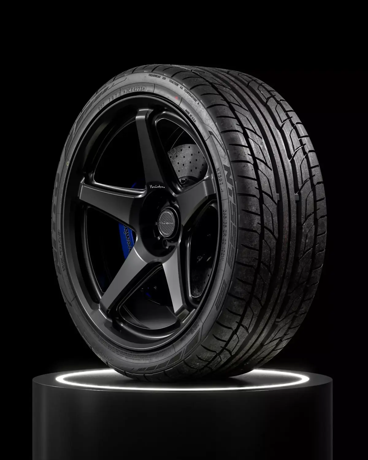 Nitto NT555 G2 265 35 ZR22 102W 3D model