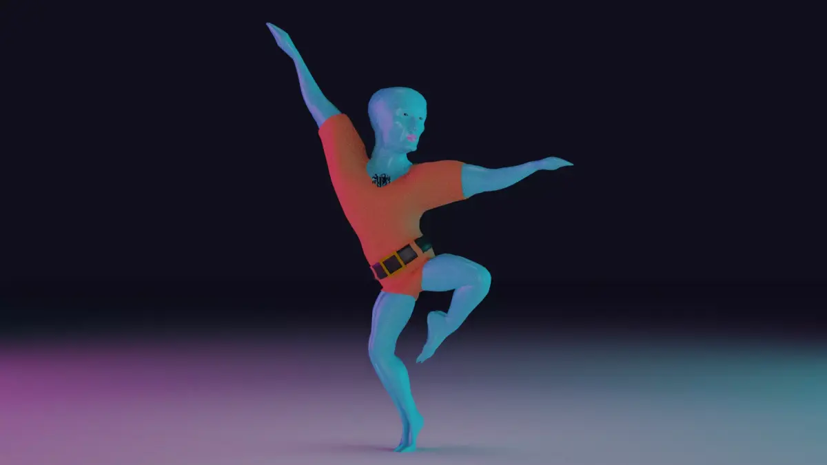 Handsome squidward 3D model